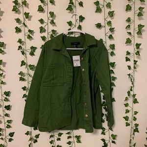 military green utility jacket